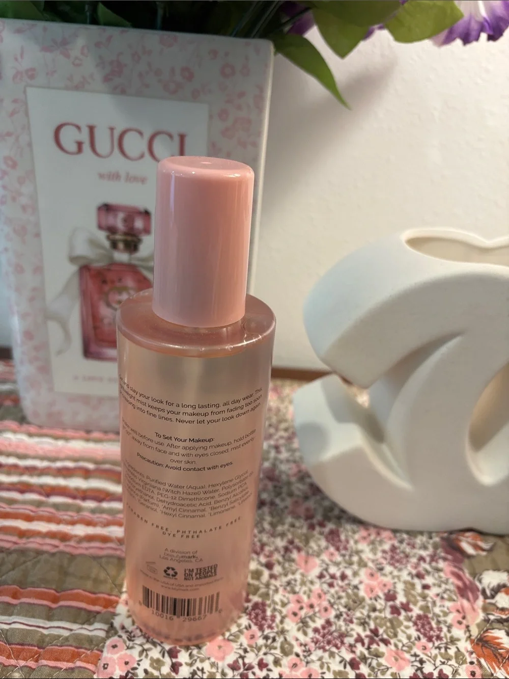 Lacuna Pink Makeup Setting Spray - Hydrating All-Day Hold NWOT